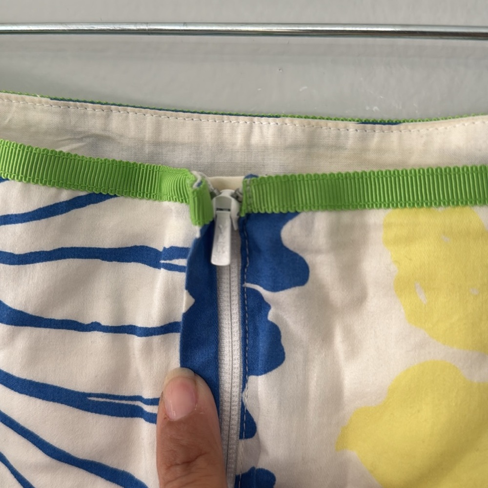 Lilly Pulitzer Women's Vintage Mini Skirt Size 8 Beach Club Summer Vacation - Picture 4 of 6